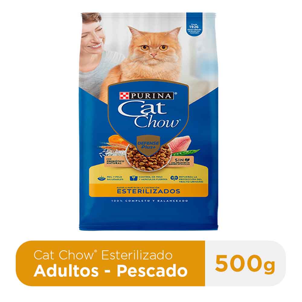Alimento para Gato CAT CHOW Esterilizado Bolsa 500g