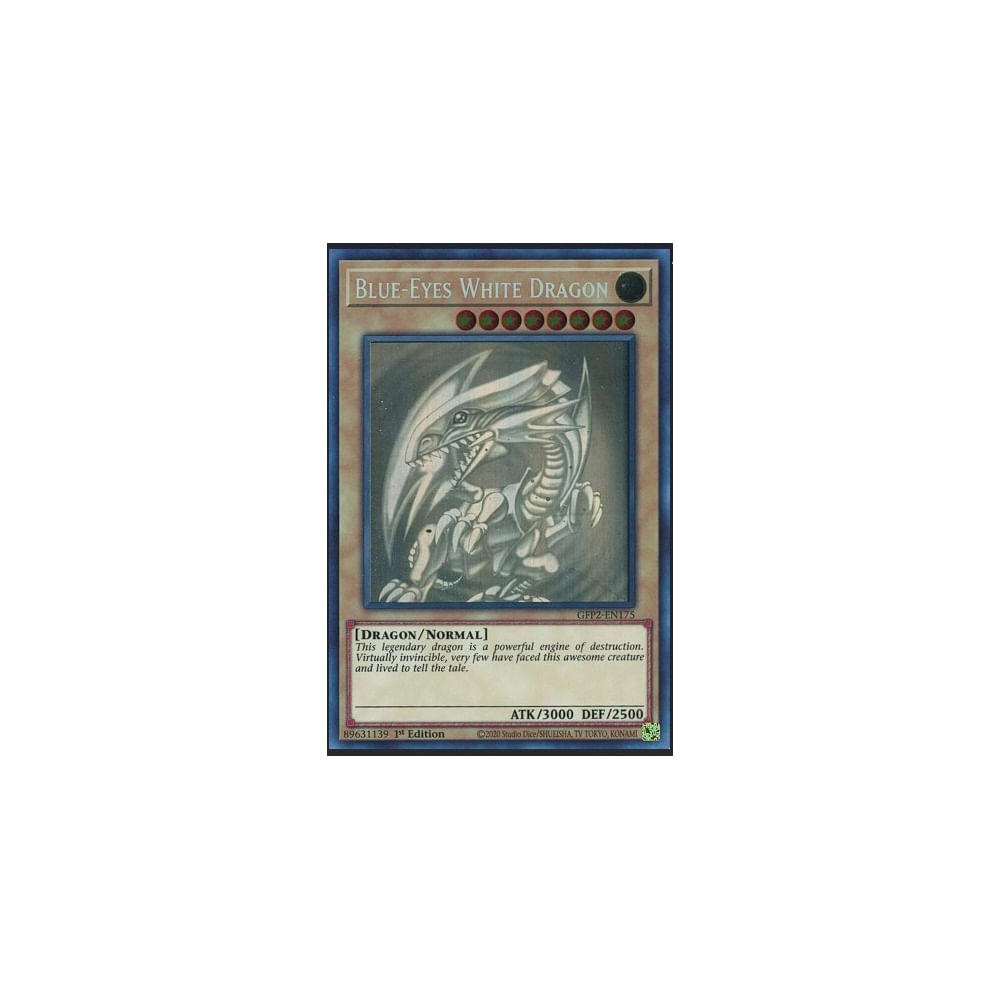 YUGIOH! CARTA BLUE EYES WHITE DRAGON GHOST CODIGO GFP2-SP175 1ST EDICION ESPAÑOL YUGIOH! CARTA BLUE EYES WHITE DRAGON GHOST CODIGO GFP2-SP175 ESPAÑOL