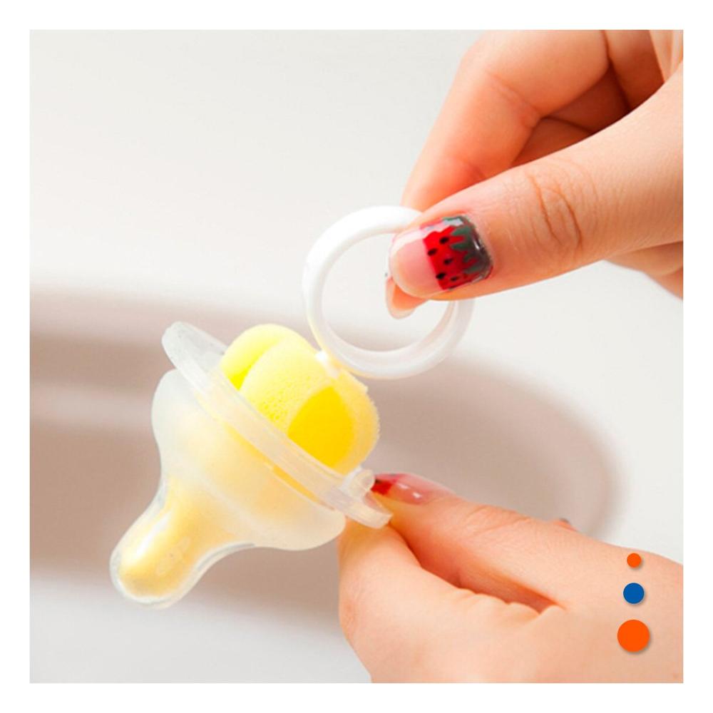 Escobilla Suave que Protege Accesorios Delicados 6pzs Base Rosado Y Papel Regalo