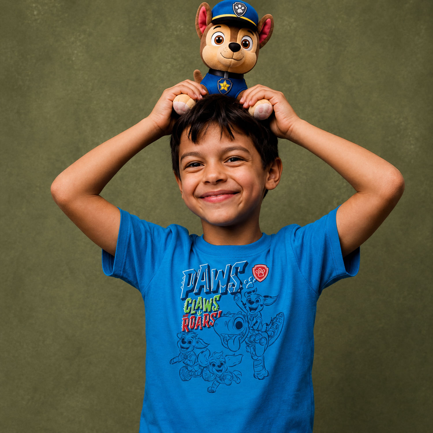 Polo Manga Corta Niño Paw Patrol Celeste Talla 4