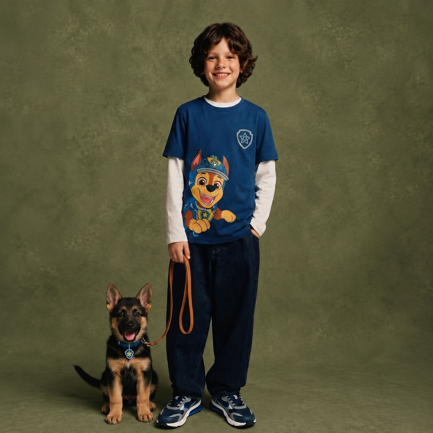 Polo Manga Corta Niño Paw Patrol Acero Talla 8