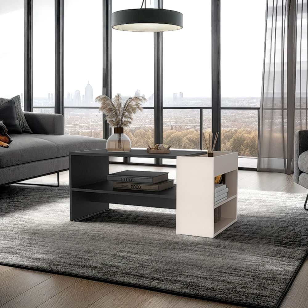 Mesa Centro Adel Capri Y Wengue 42X91X45