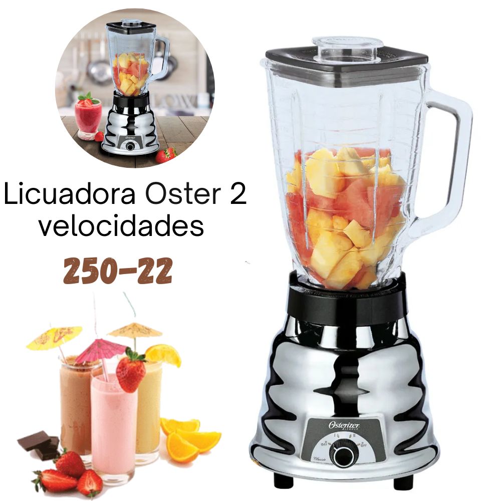 LICUADORA OSTER CLASICA 2 VELOCIDADES CON PERILLA