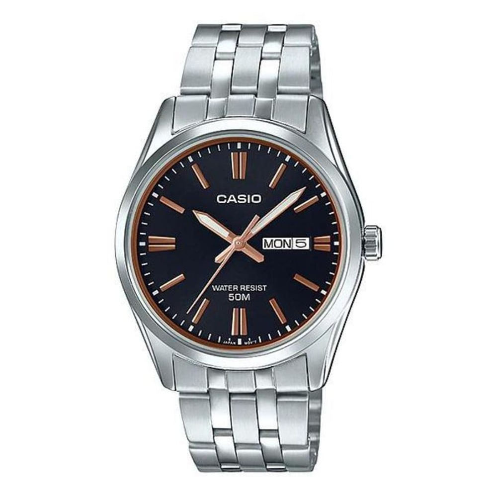 Reloj Casio Para Hombre MTP-1335D-1A2 REL0024425 Plateado