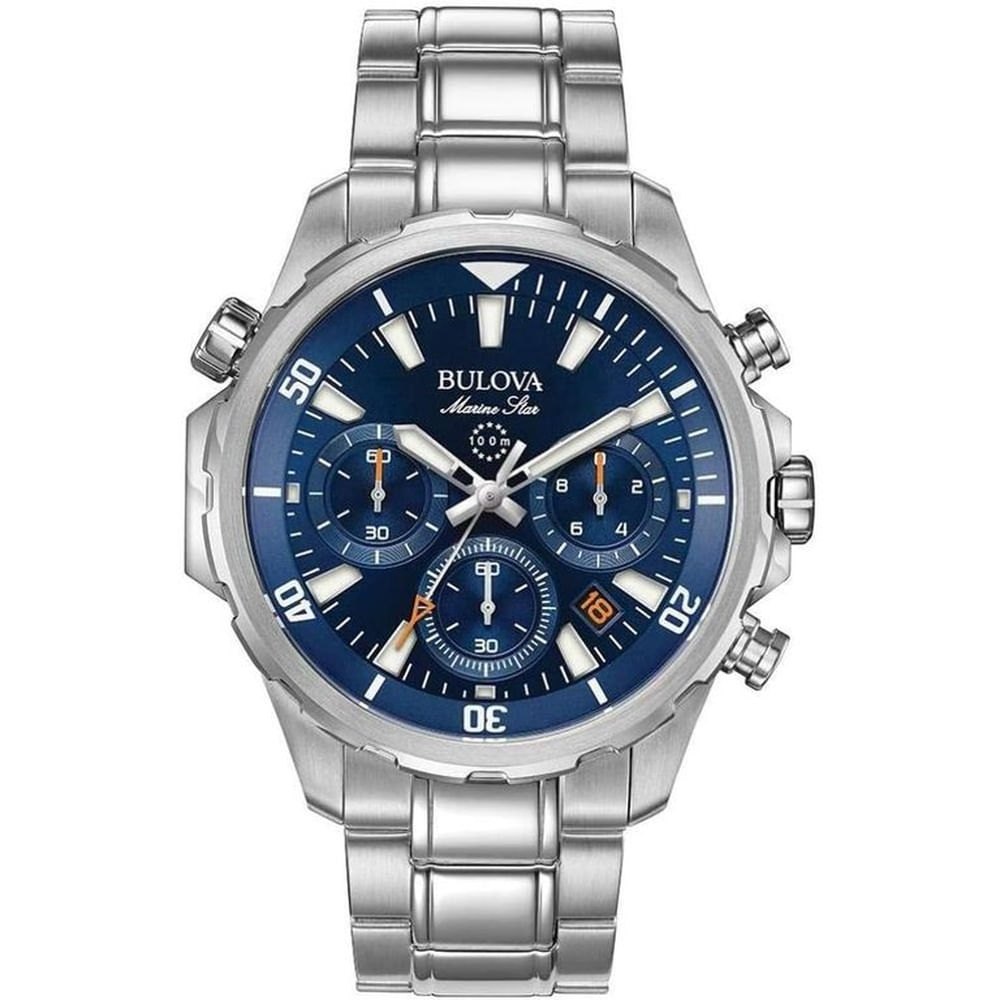 Reloj Bulova Para Hombre 96B256 REL0016047 Plateado