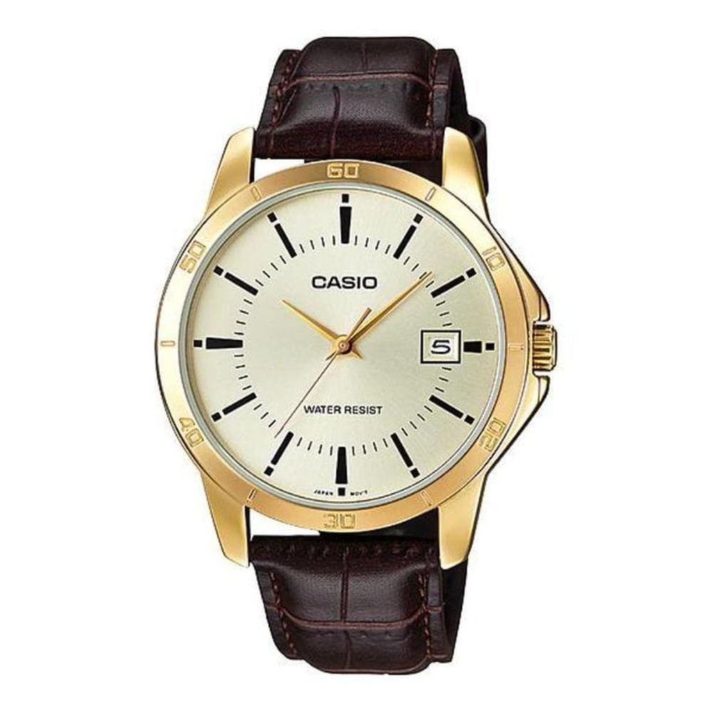 Reloj Casio Para Hombre MTP-V004GL-9A REL0024485 Marrón