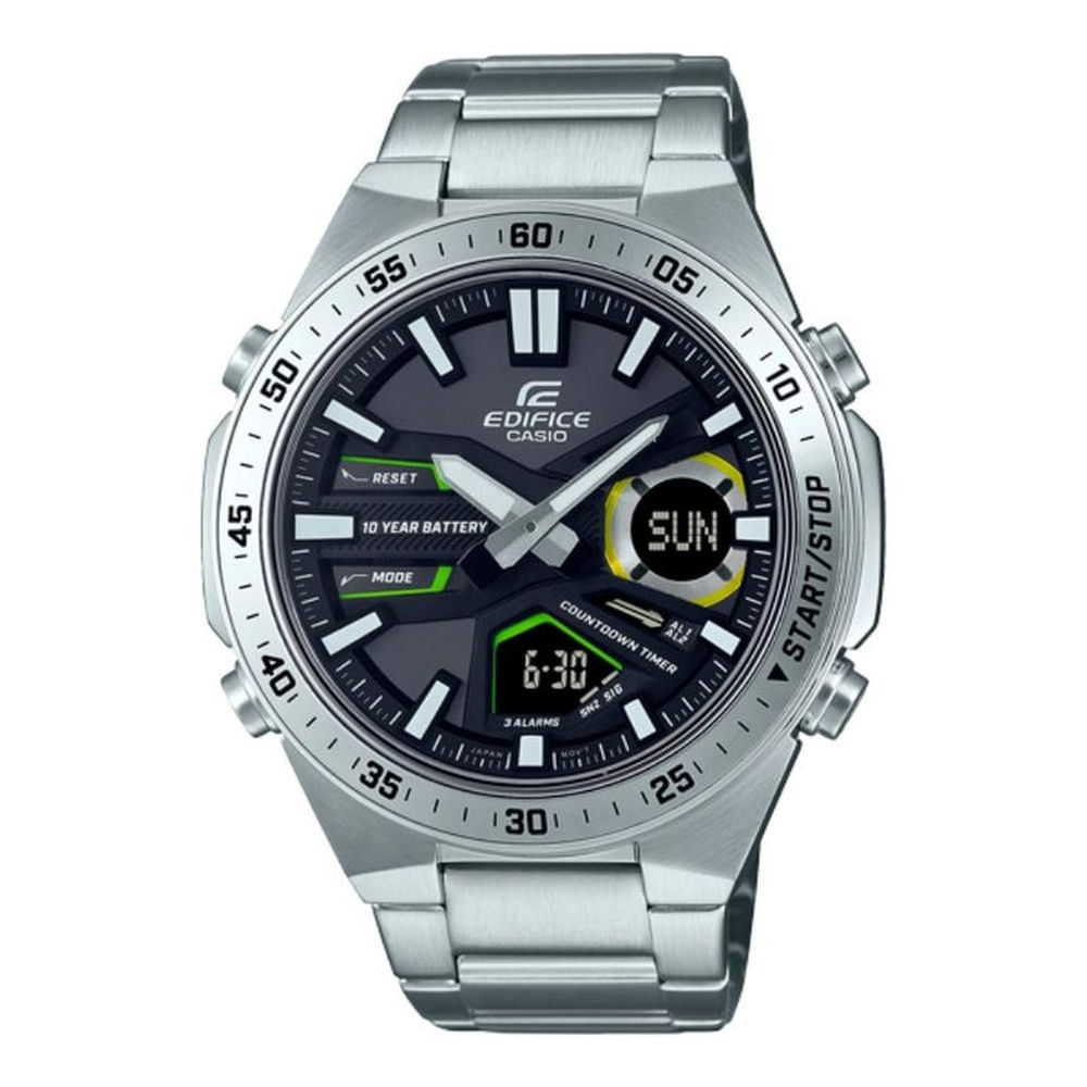 Reloj Edifice Para Hombre EFV-C110D-1A3 REL0023459 Plateado