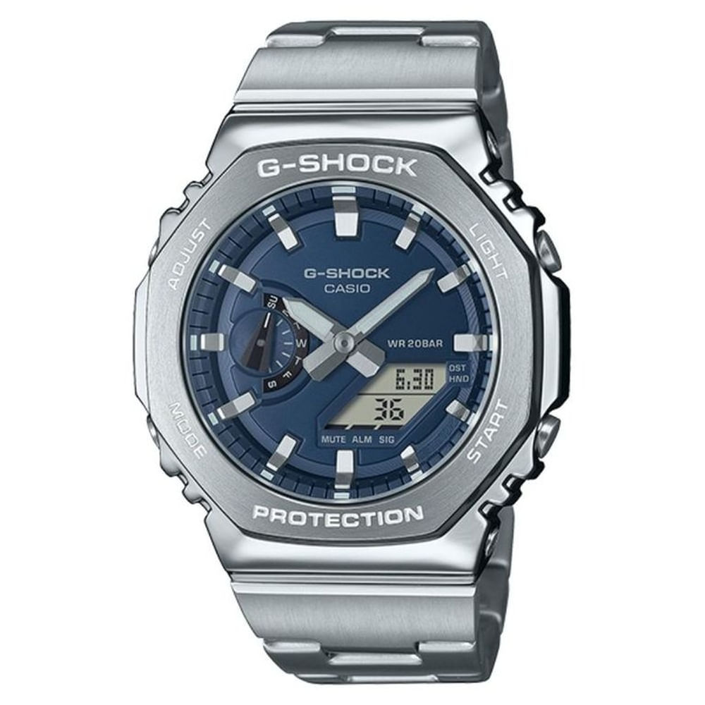Reloj G-Shock Para Hombre GM-2110D-2B REL0024067 Plateado