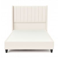 Cama Tapizada Confort Lineal Ivory 1.5 Plz