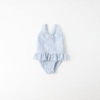 Ropa de Baño Bebe Niña Sfera Rayas Azul