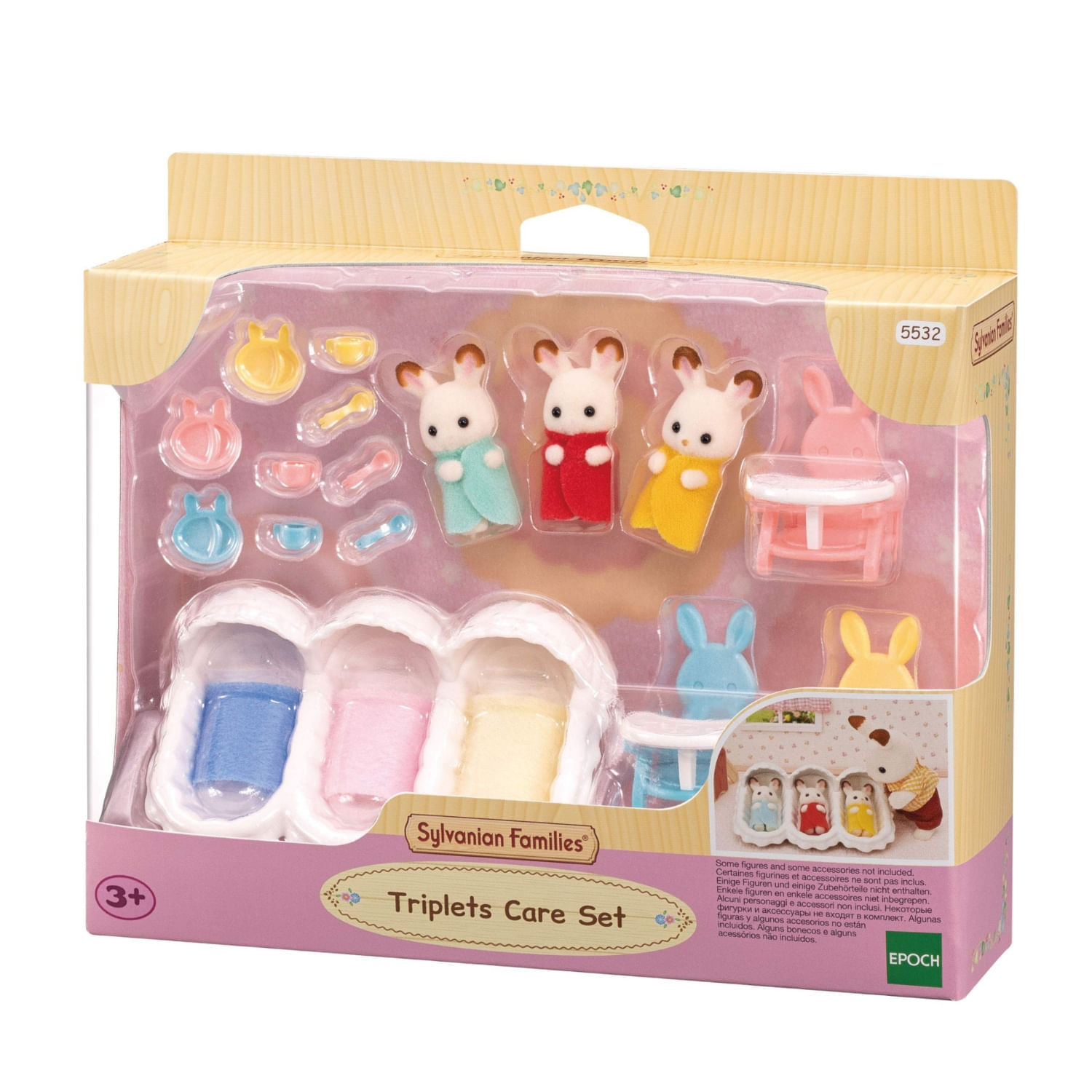 Set Habitacion Con Trillizos Sylvanian Families
