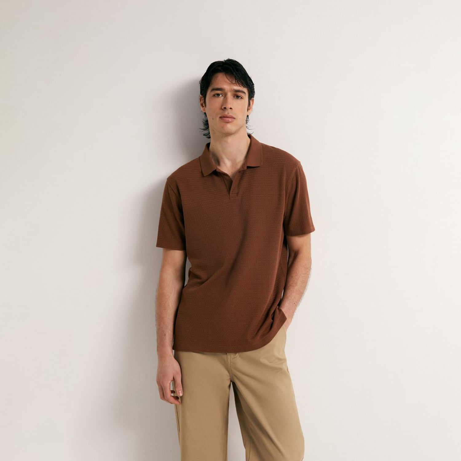 Polo Hombre Sfera Rustico Marron S