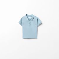Polo Bebe Niño Sfera Manga Corta Liso Basico Turquesa