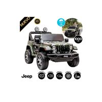 Jeep Wrangler Rubicon 12V Pantalla Video USB Verde