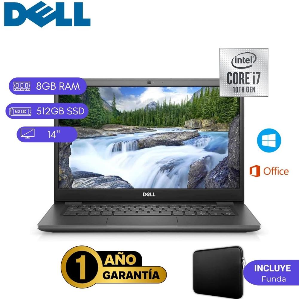 Reacondicionado Laptop  Dell Latitude 3410 Core i7 10ma 8GB RAM 512GB SSD