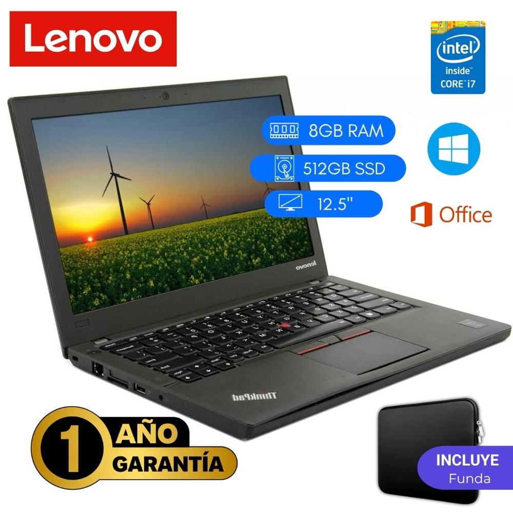 Reacondicionado Laptop Lenovo ThinkPad X240 Core i7 4ta 8GB RAM 512GB SSD