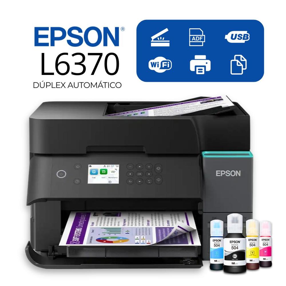 Impresora Multifuncional EPSON L6370 Ethernet Wi-Fi- Dúplex- ADF