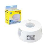 Sensor de Movimiento Infrarrojo 30m 360° Techo Temporizador Opalux ST-07B