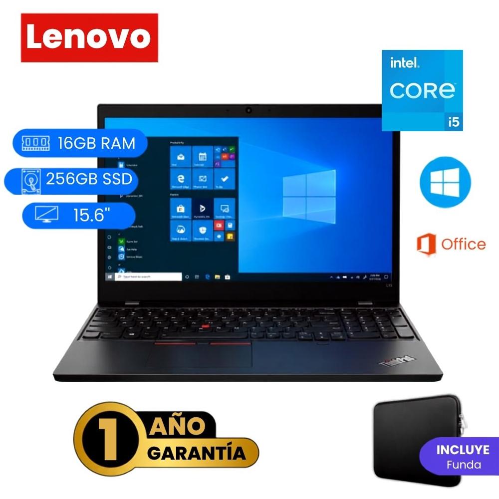 Reacondicionado Laptop  Lenovo ThinkPad L15 Core i5 11va 16GB RAM 256GB SSD