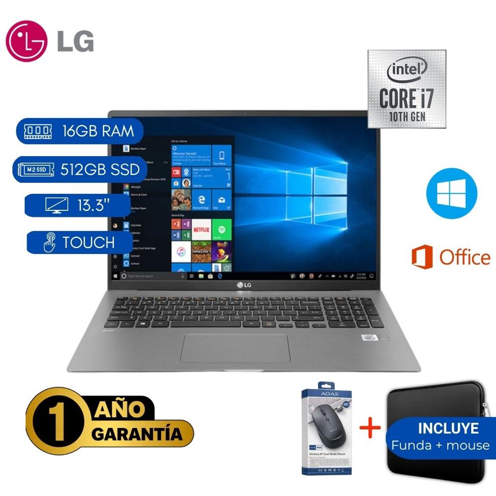 Reacondicionado Laptop  LG Gram Core i7 10ma 16GB RAM 512GB SSD Touch