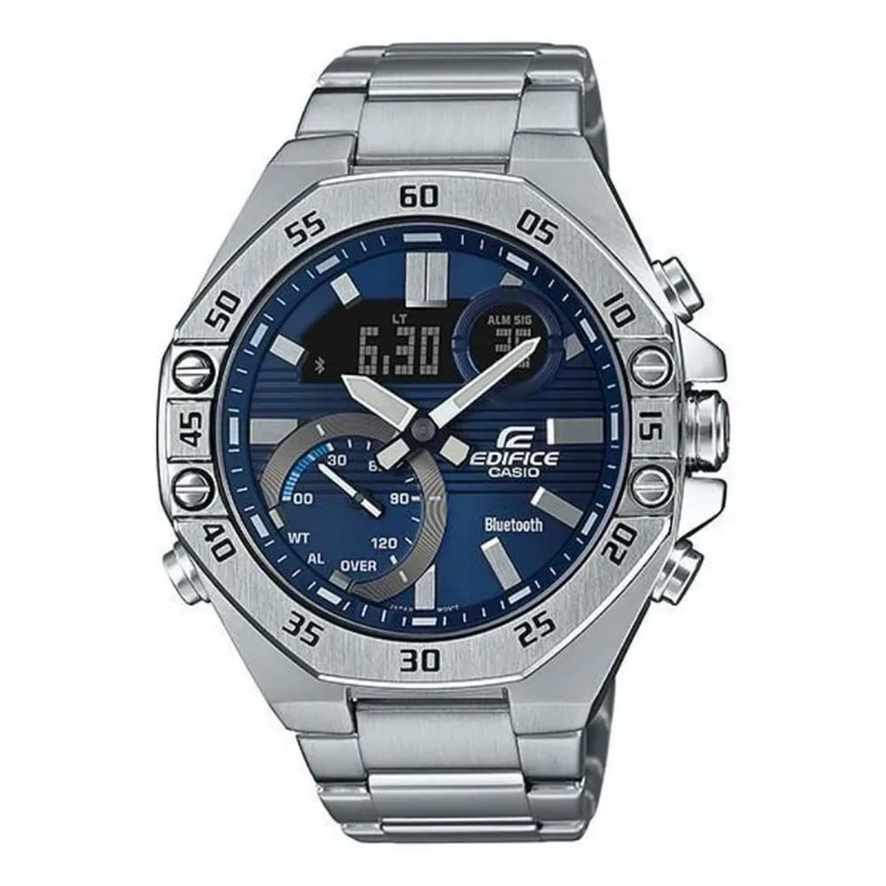 Reloj Edifice Para Hombre ECB-10D-2A REL0023900 Plateado