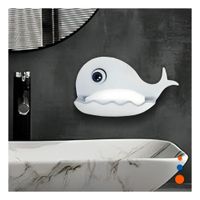 Accesorio Ballena Pieza Util para Hogar Estilo Blanco y Plomo Y notas
