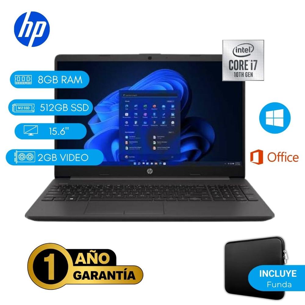 Laptop semi nueva HP 250 G8 Core i7 10ma 8GB RAM 512GB SSD 2GB Video 15.6'