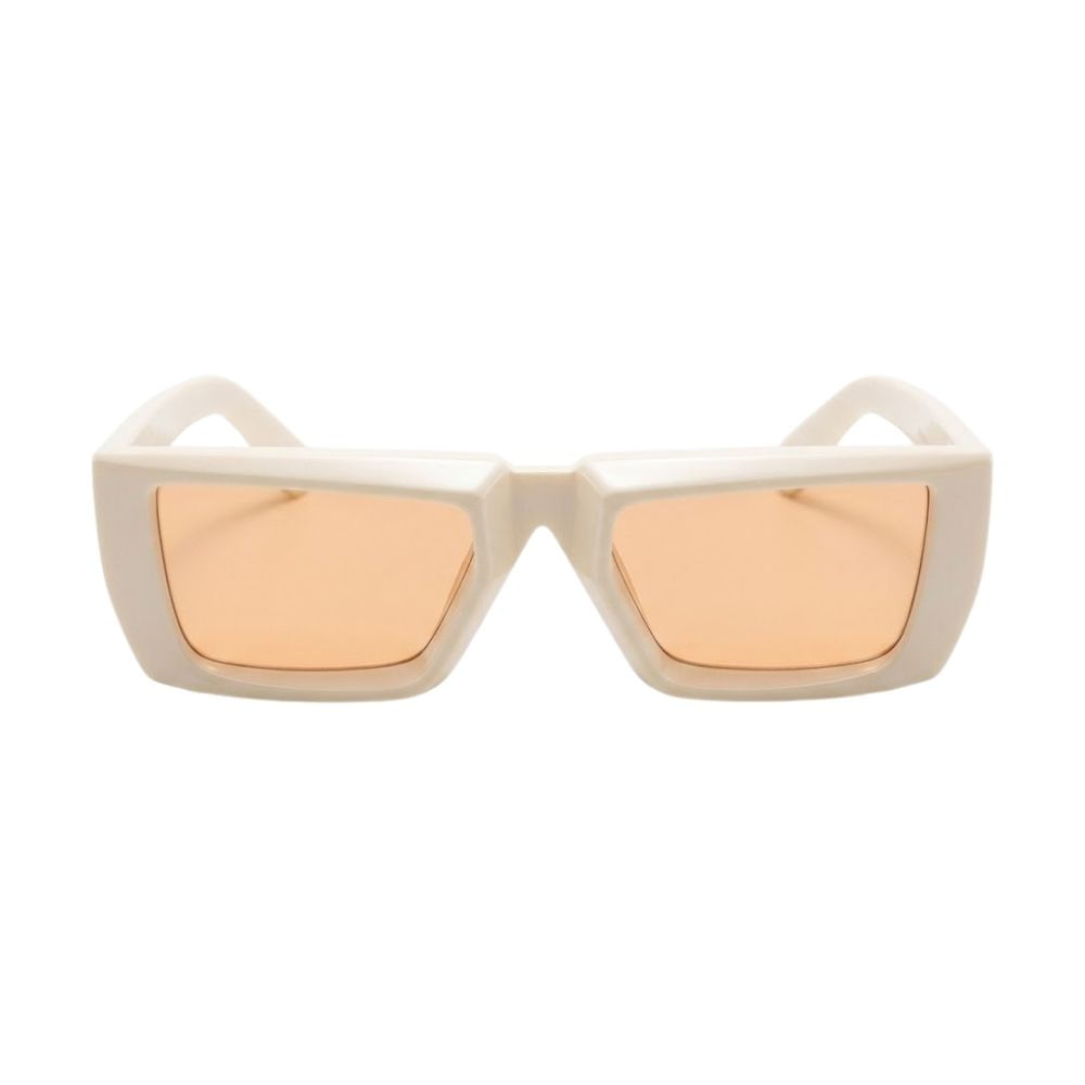 Lentes de Sol Rectangulares Urbano Beige Chunky Retro ZM-011