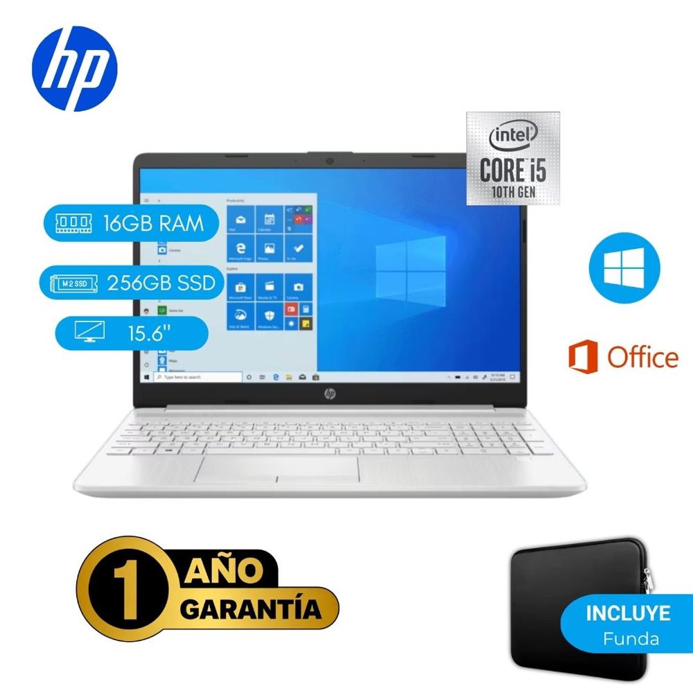 Laptop semi nueva HP 15-dw1058la Core i5 10ma 16GB RAM 256GB SSD 15.6'