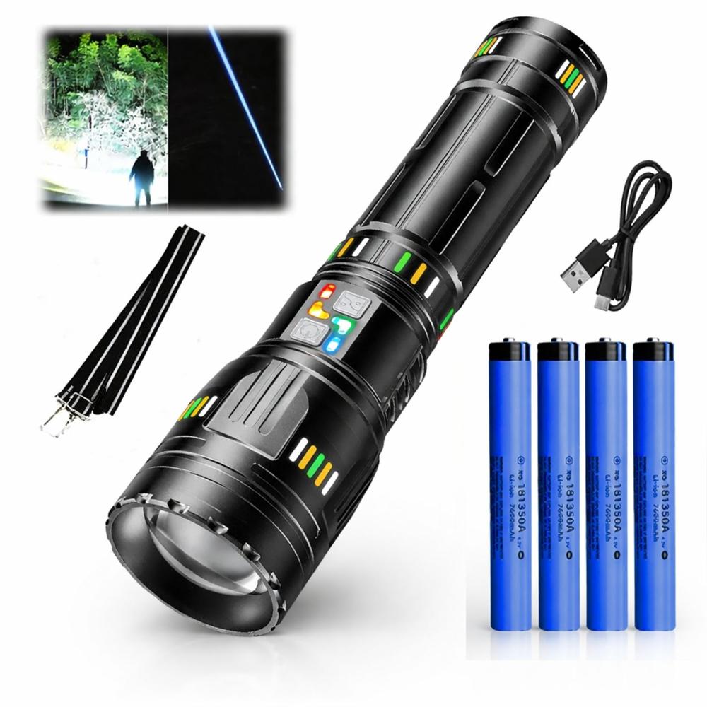 Linterna LED LIDIMI LD-L677A 60W Recargable Largo Alcance 2000m