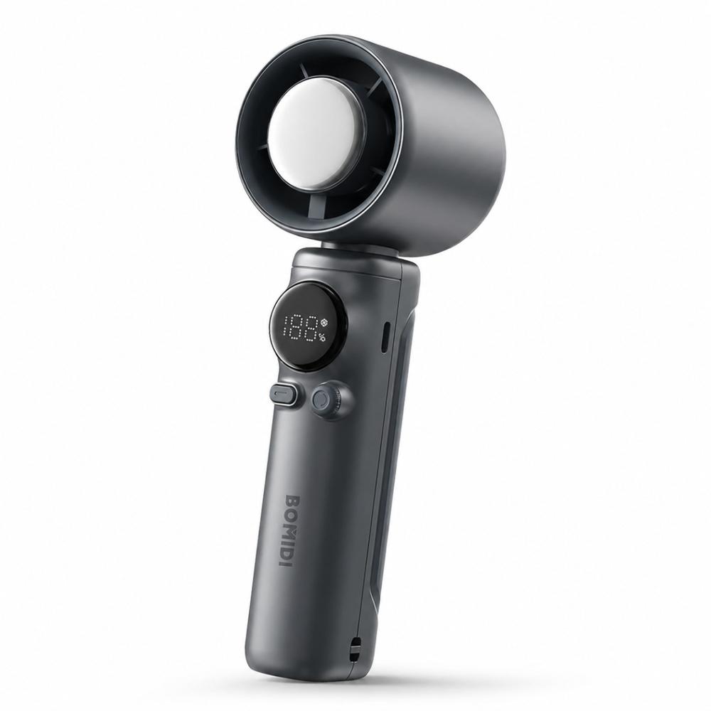Mini Ventilador Bomidi MF01 Negro Portátil Recargable