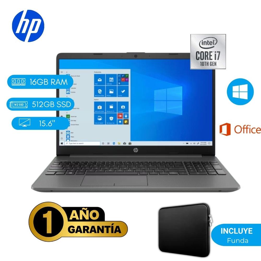 Laptop semi nueva HP 15-dw1085la Core i7 10ma 16GB RAM 512GB SSD 15.6'