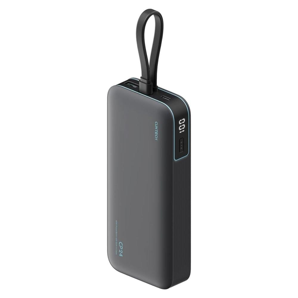 Power Bank 20000mAh 40W USB-C con Cable Integrado y Carga Rápida