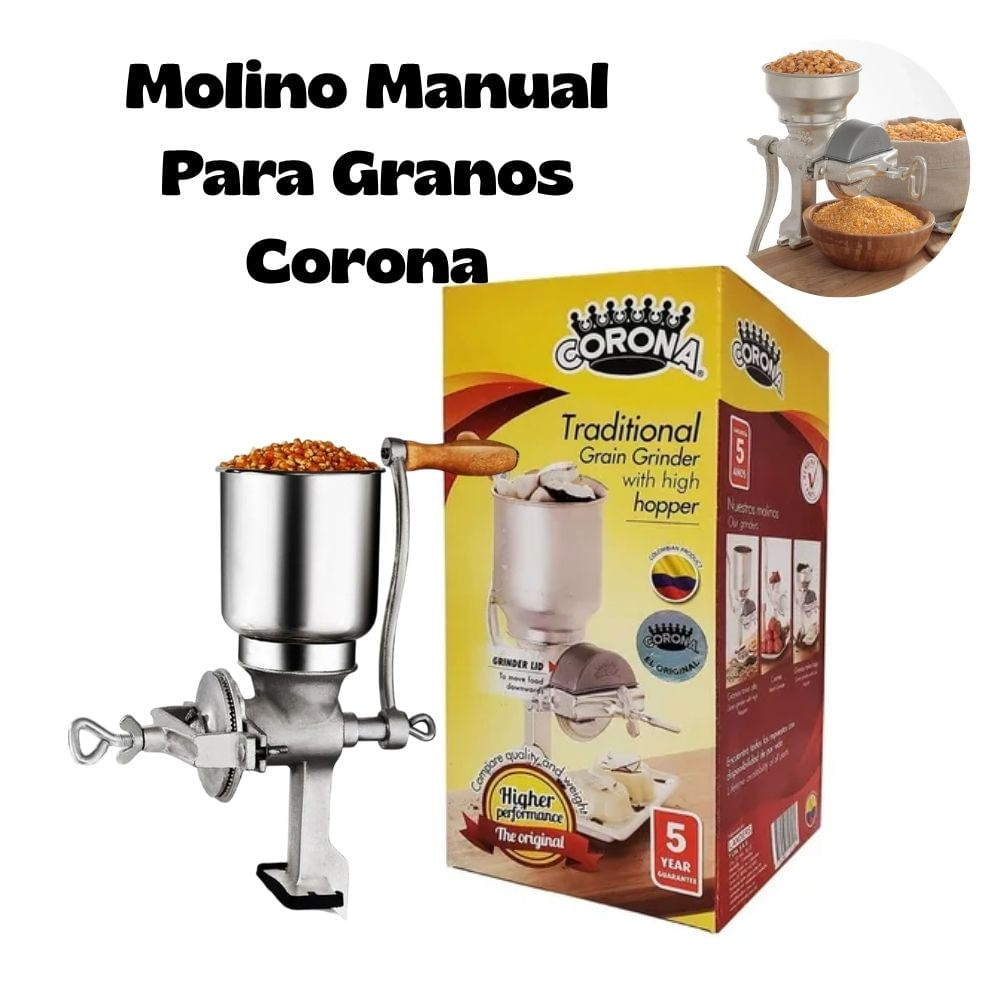 Molino Manual Para Granos Corona.