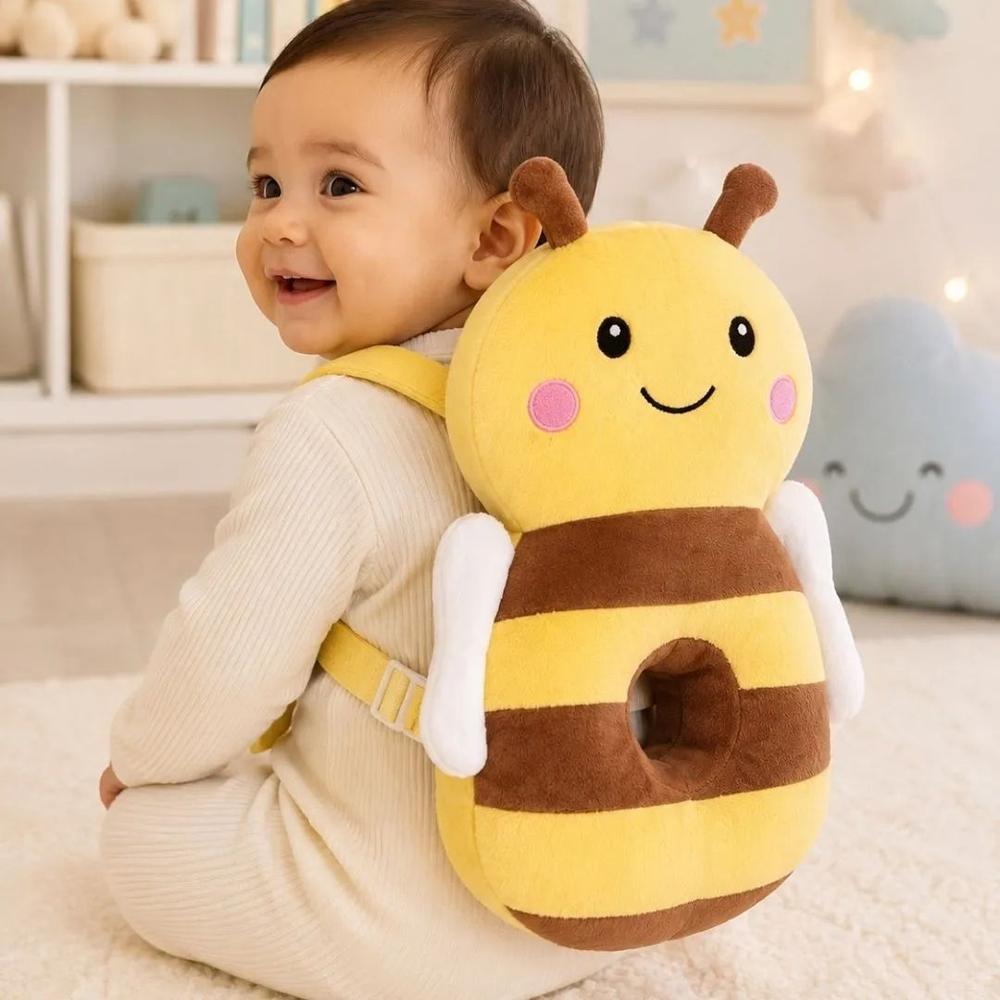 MOCHILA DE PROTECCIÓN PARA BEBE CABEZA ESPALDA - AMARILLO