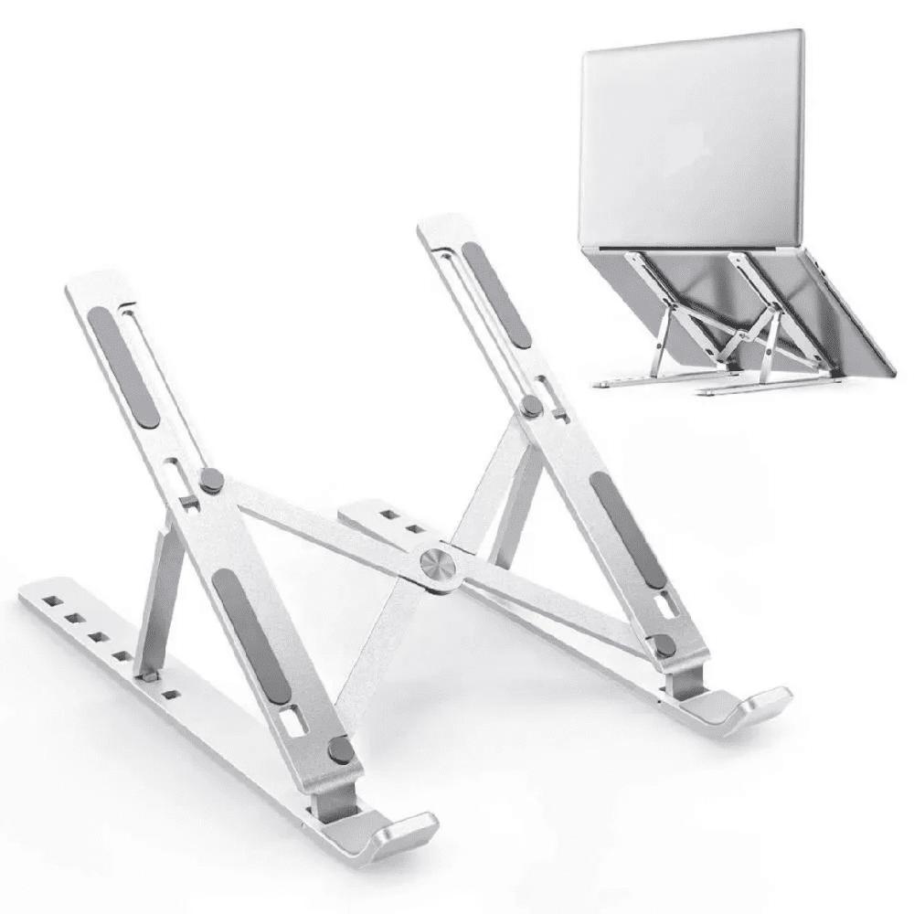 Soporte Aluminio Plegable Laptop Premium Portatil Multifuncion