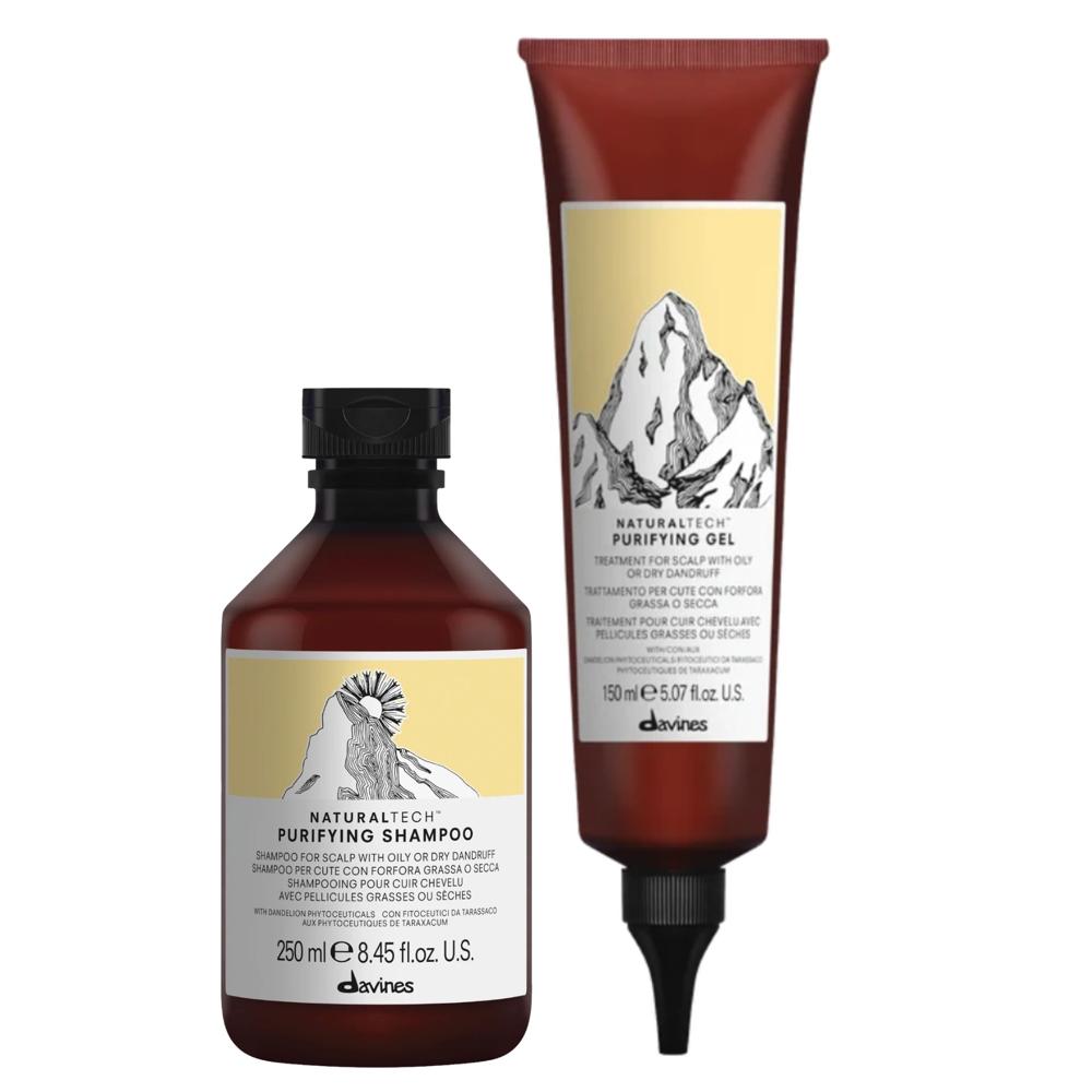 Shampoo Anticaspa y Gel Purifying Davines