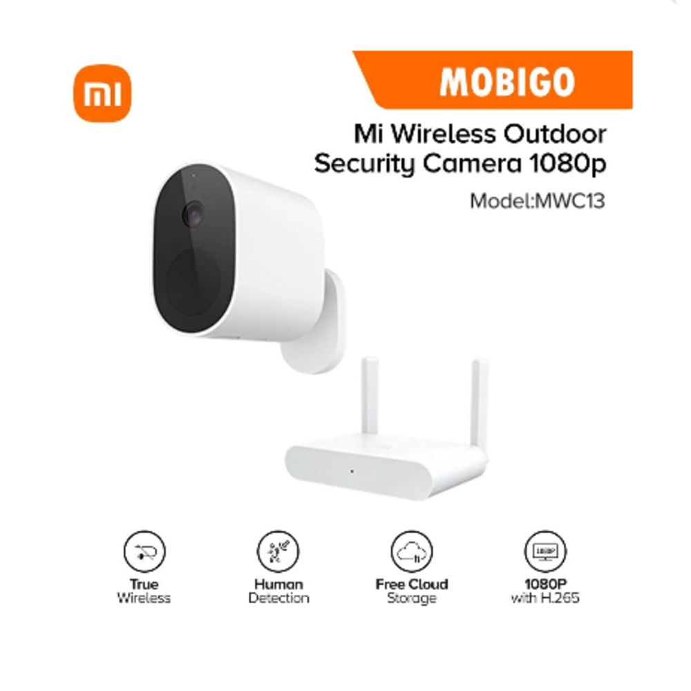 Cámara de Seguridad Inalámbrica para Exterior Xiaomi Mi Wireless Outdoor Security Camera 1080p IP65