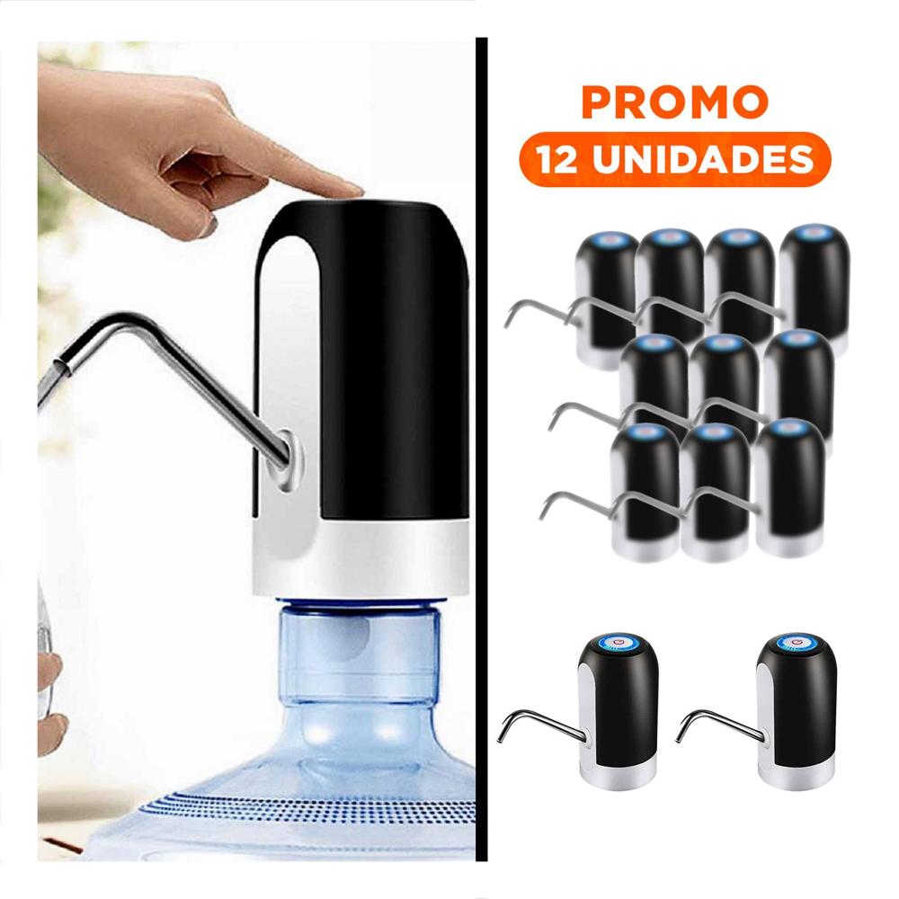 Pack12 Sistema de Color Negro Recargable con Funcion Electrica para Agua