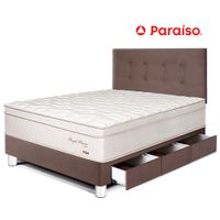 Dormitorio Royal Prince con Cajones 1.5 Plazas Chocolate