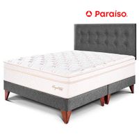 Dormitorio Europeo Royal Cloud Queen Gris