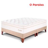 Cama Europea Royal Cloud Queen Champagne