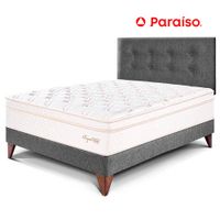 Dormitorio Europeo Royal Cloud 1.5 Plazas Gris