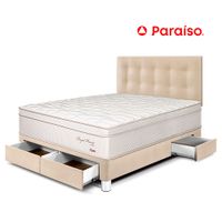 Dormitorio Royal Prince con Cajones 2 Plazas Champagne