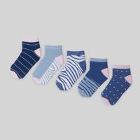Pack X 5 Medias Mujer Hypnotic Talonera Print