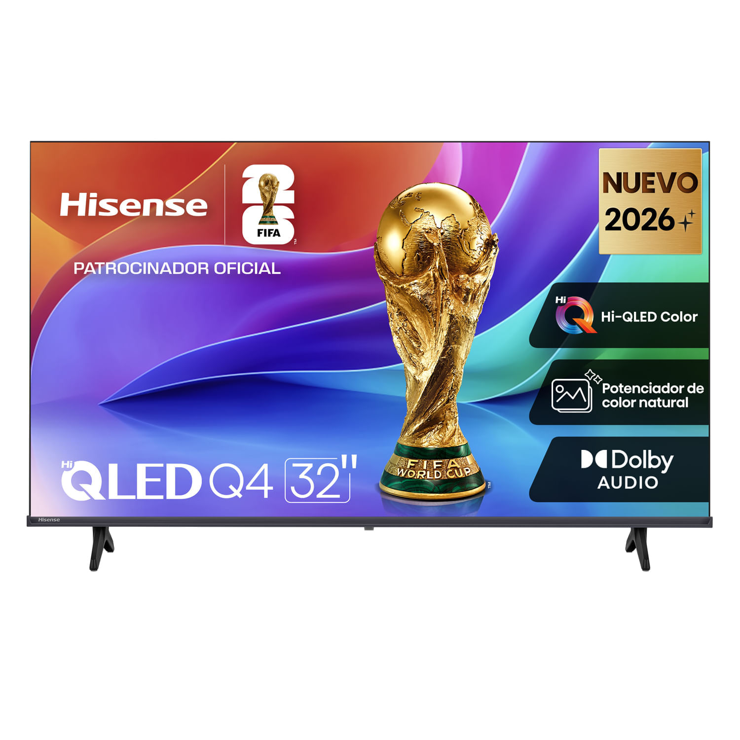 Televisor Hisense QLED 32"" HD Smart TV 32Q4SV