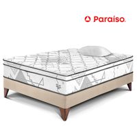 Cama Europea Pocket Advance 1.5 Plazas Champagne