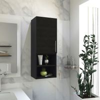 Mueble Aux De Baño Barcelona 1 Puerta - Wengue