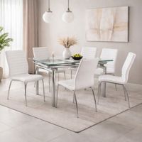Juego de Comedor Extensible Salamanca 6 Sillas