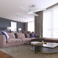 Ventilador Eglo Trinidad D1220 Blanco